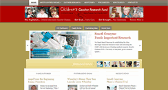 Desktop Screenshot of childrensgaucher.org